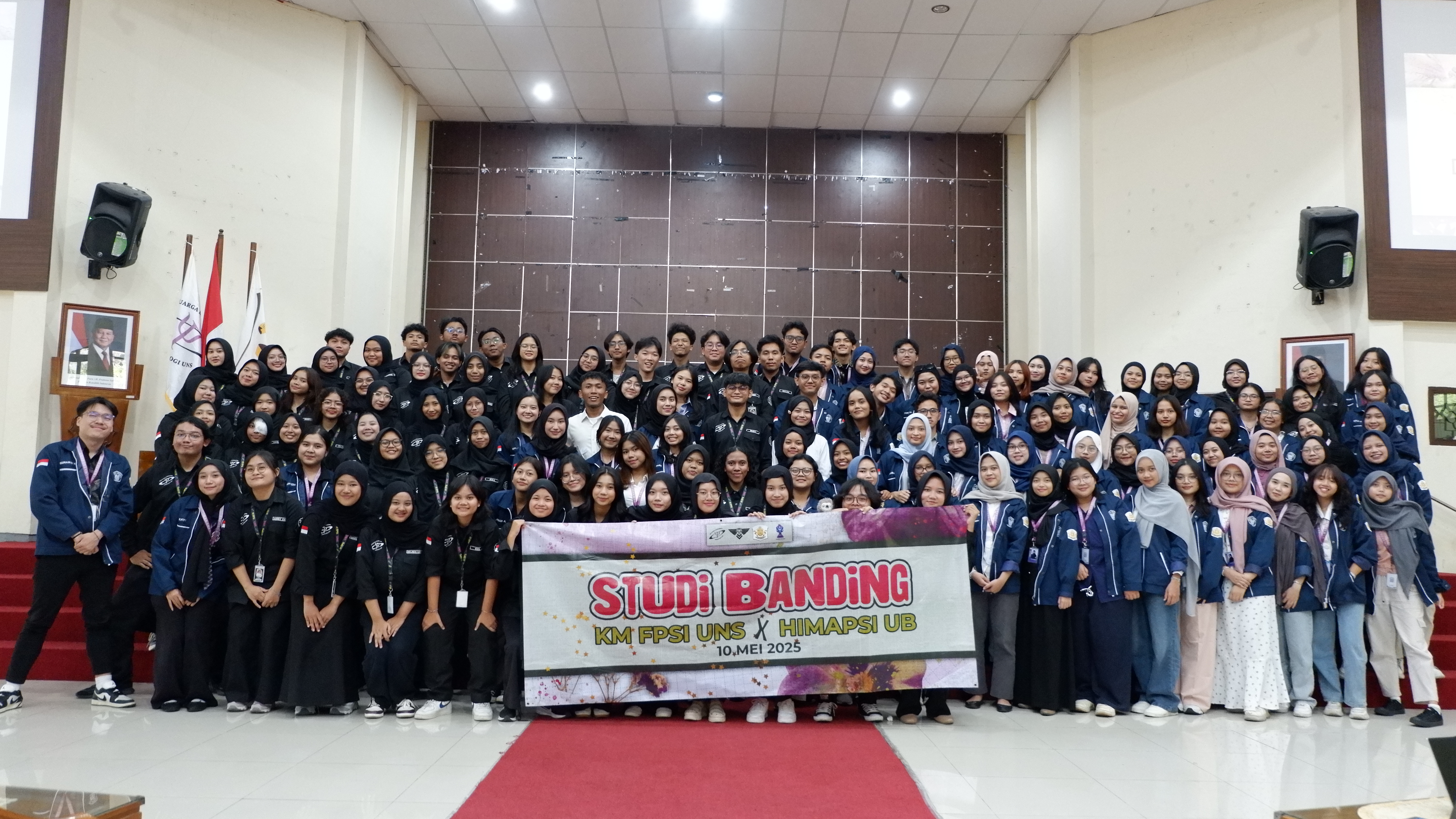 KM FPsi UNS Menerima Kunjungan Himapsi UB Melalui Kegiatan Studi Banding