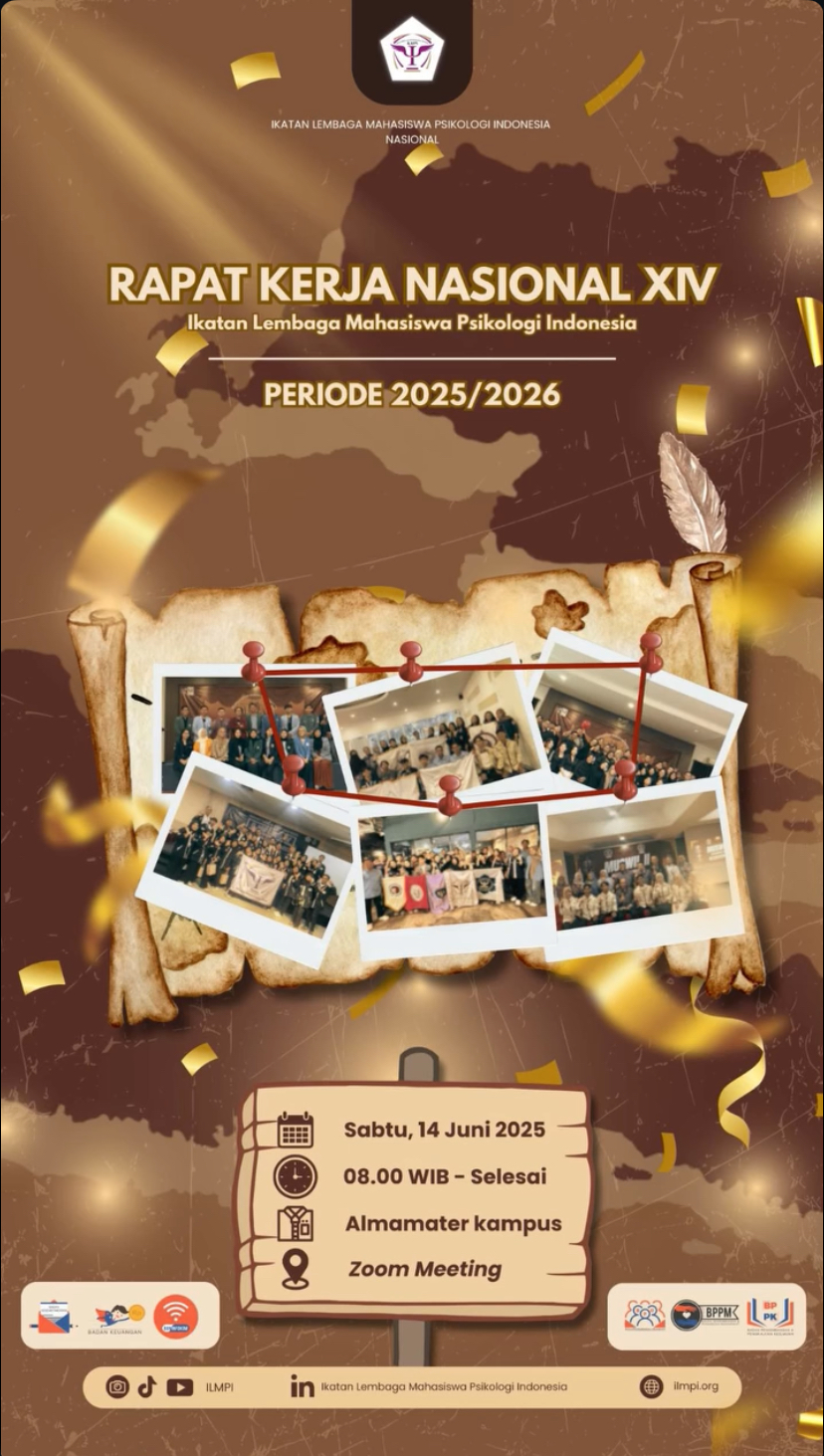 Delegasi KM FPsi UNS Hadiri RAKERNAS ILMPI 2025, Menjadi Saksi Pelantikan Kepengurusan Baru ILMPI